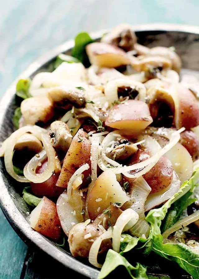 Dijon Mushroom Potatoes