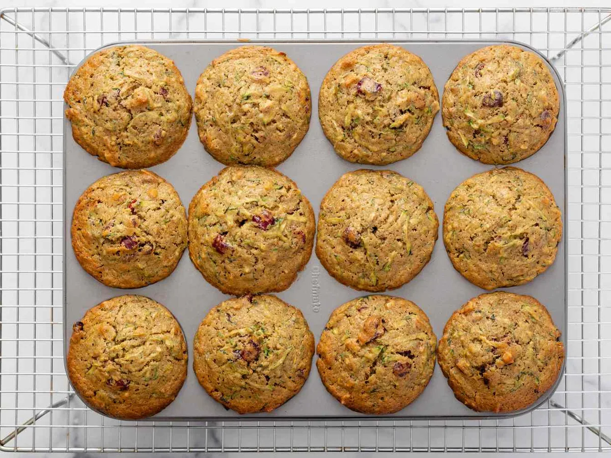 Dilly Zucchini Ricotta Muffins
