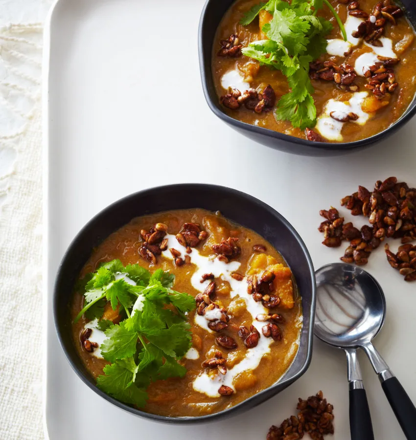 Double Coriander-Ginger Cream Soup