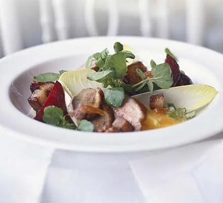 Duck and Roasted Walnut Salad
