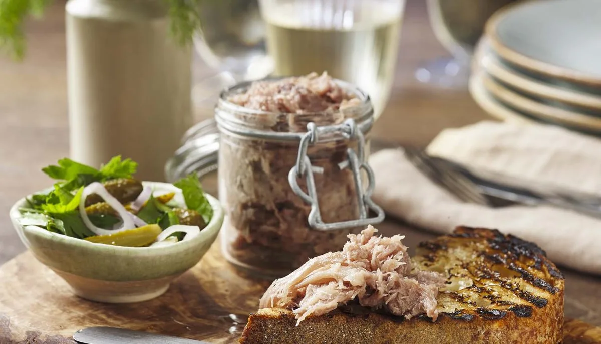 Duck Rillette Rissotto