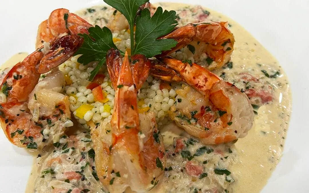 Easy Creamed Shrimp