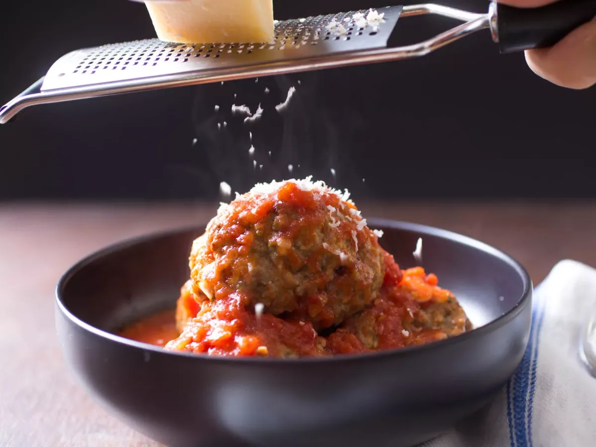 Emeril's Meatballs and Red Gravy
