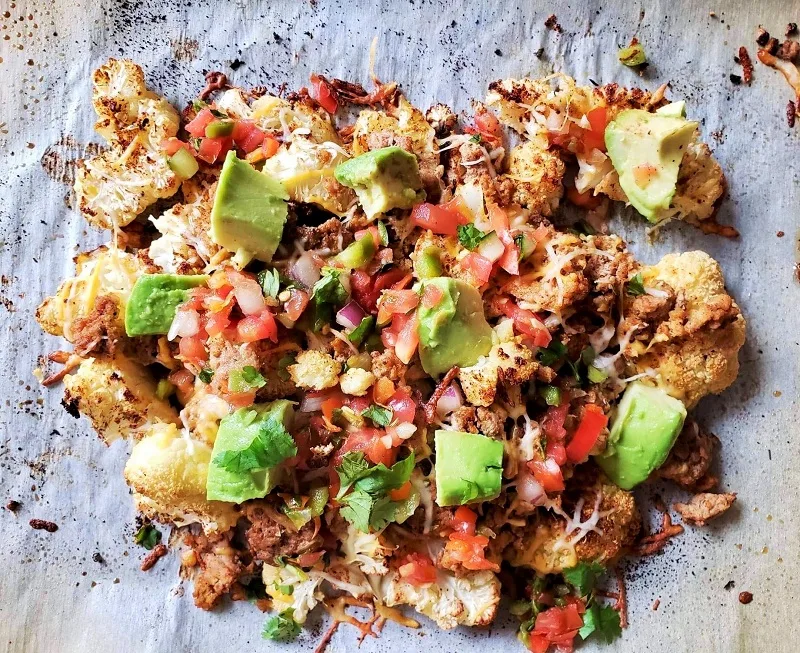Epic Cauliflower Nacho Plate