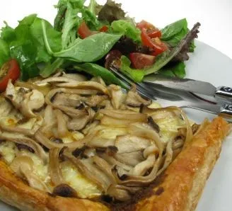 Exotic Mushroom Tart