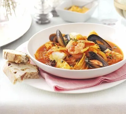 Fish Soup With Summer Vegetables And Rouille