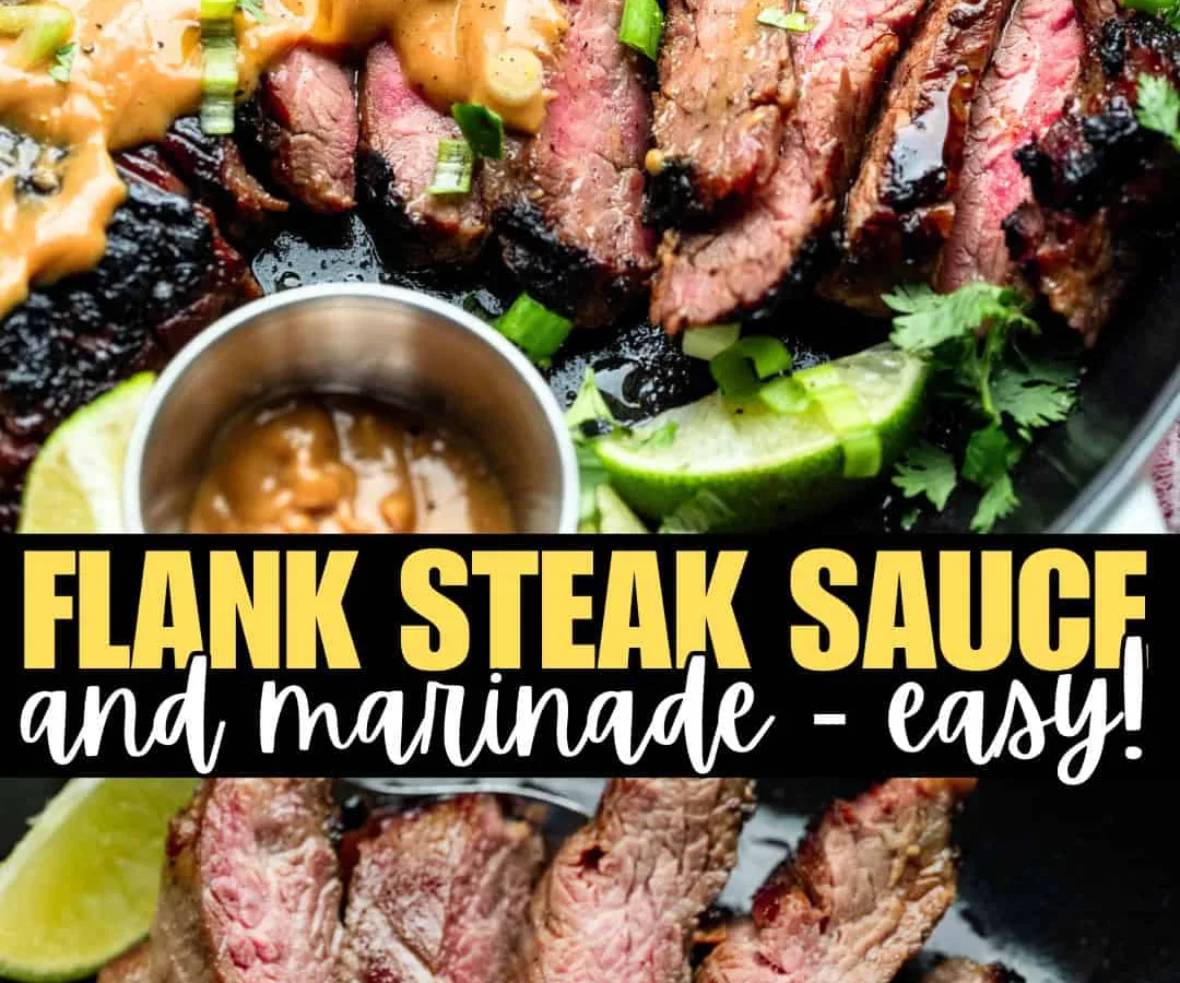 Flank Steak with Peanut Sauce