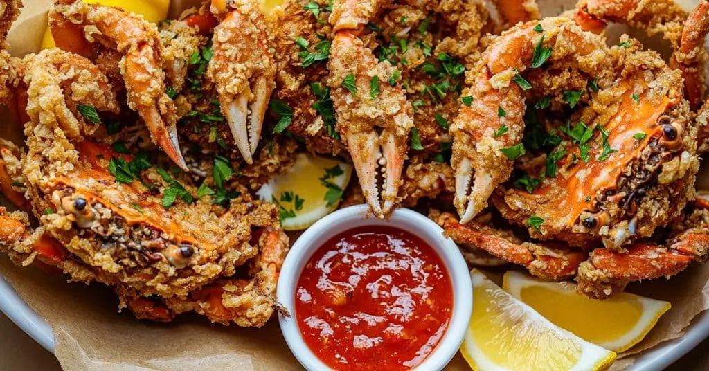 French Fried Jimmy Crabs