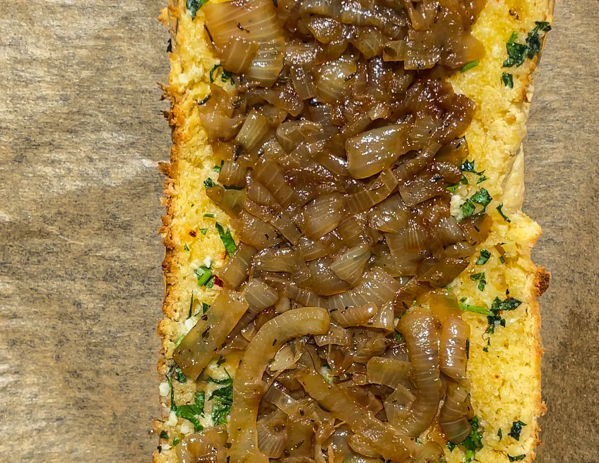 French Onion-Cheese Bread