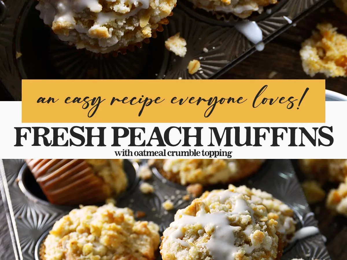 Fresh Peach Muffins