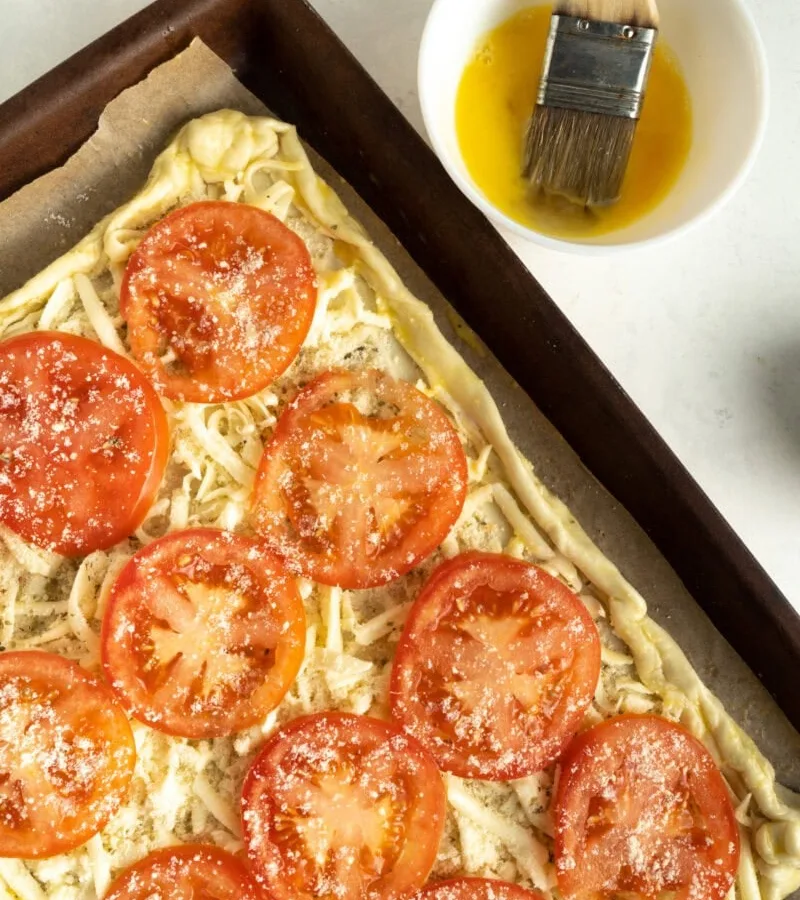 Fresh Tomato Potato Tart