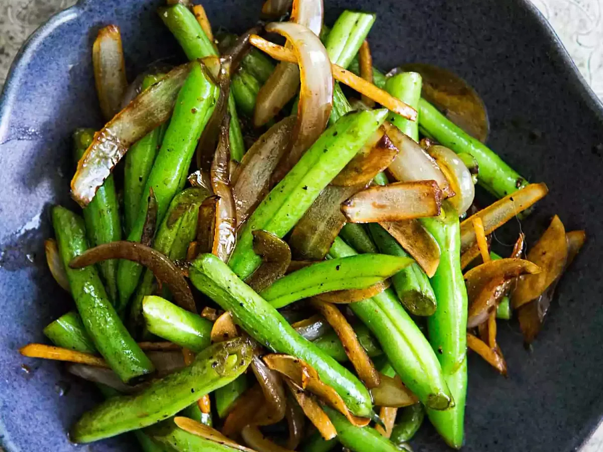 Fried Green Onions