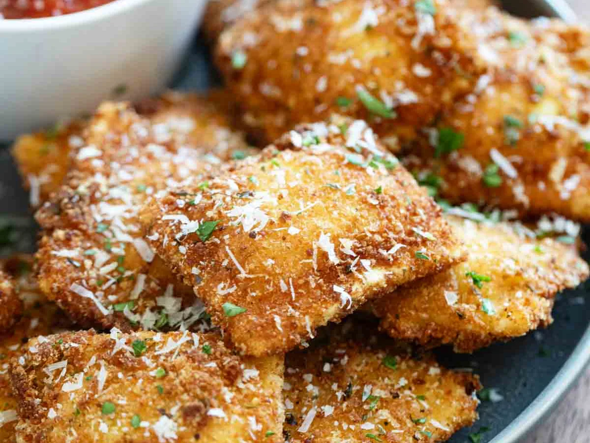 Fried Meat Ravioli