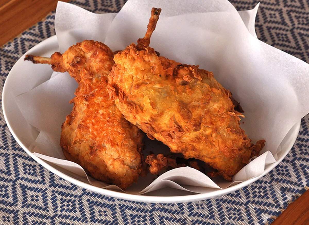 Fried Rabbit in Breadcrumbs