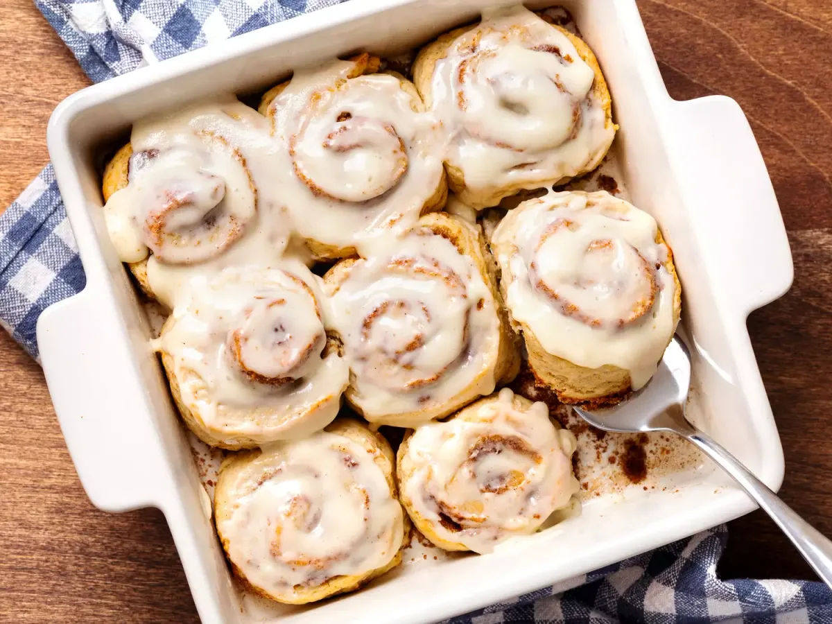 Frosted Cinnamon Rolls