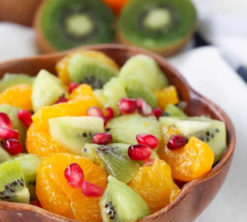 Fruit Salad with Champagne Sauce