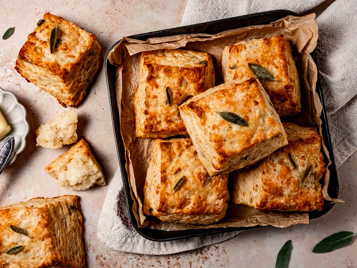 Garlic and Sage Biscuits