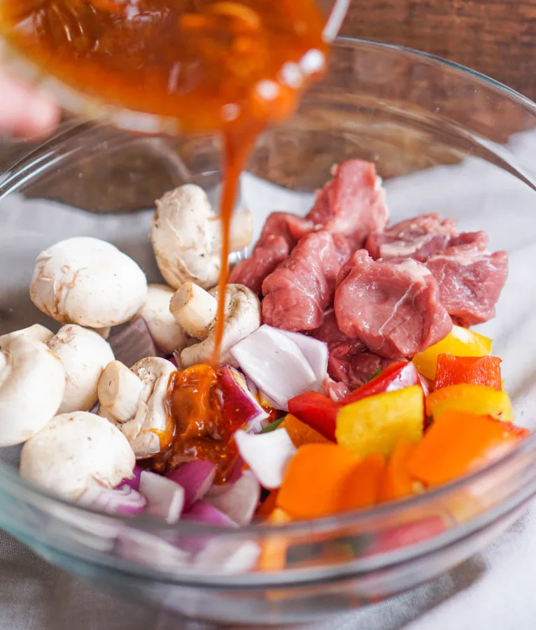 Garlic Lovers’ Lamb Kabobs