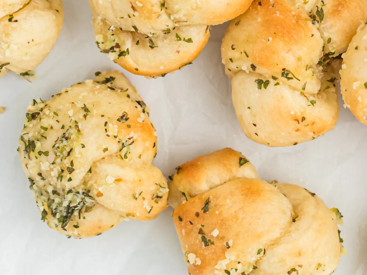 Garlic Rolls and Knots