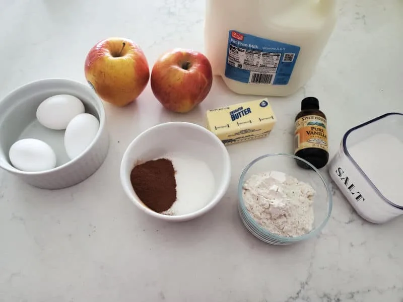 German apple pancake