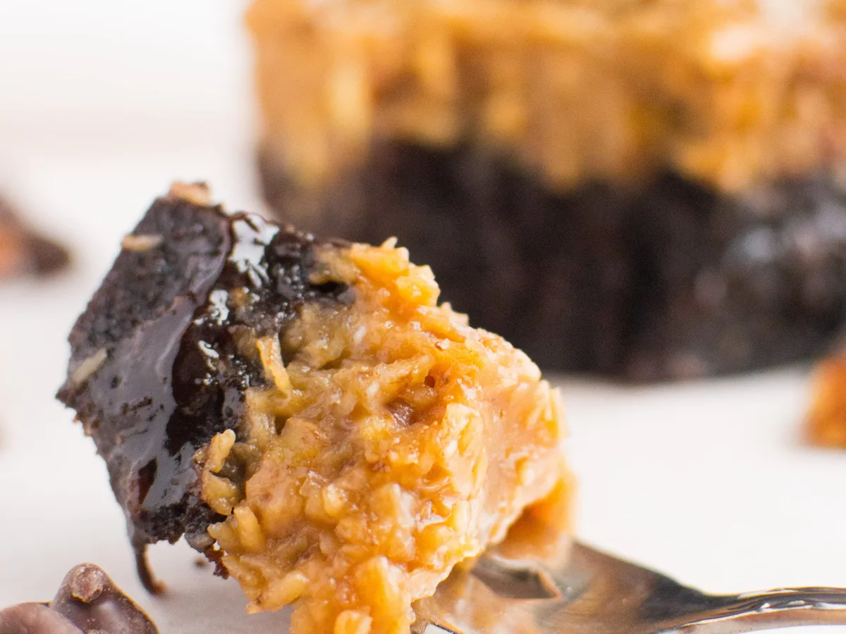 German Chocolate Brownies