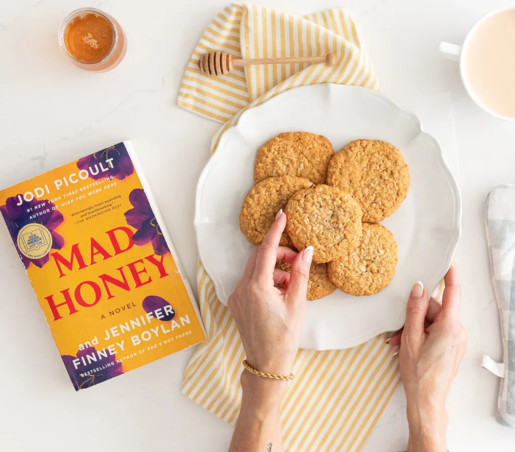 Giant Honey and Oat Cookies