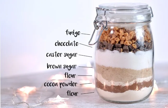 Gourmet Brownies In A JAR