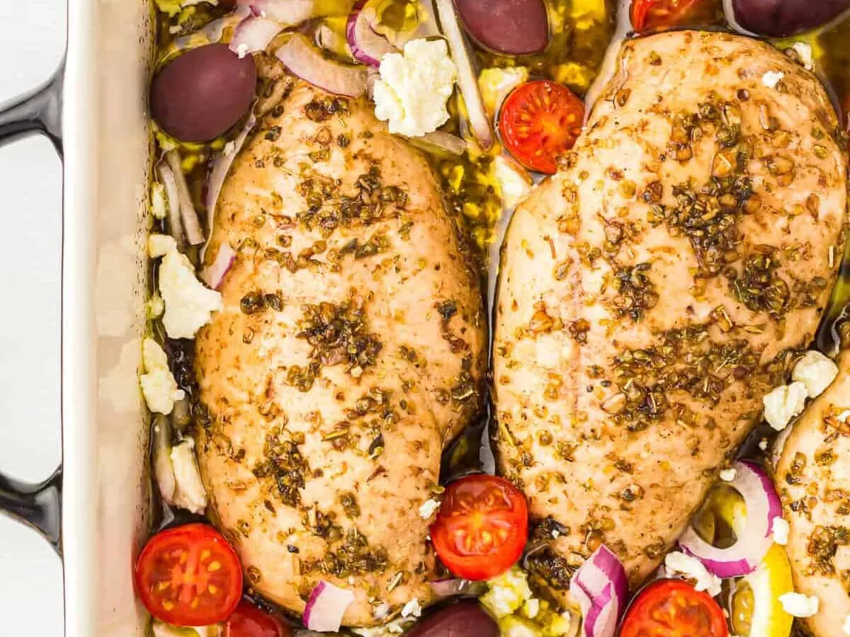 Greek Chicken with Olives