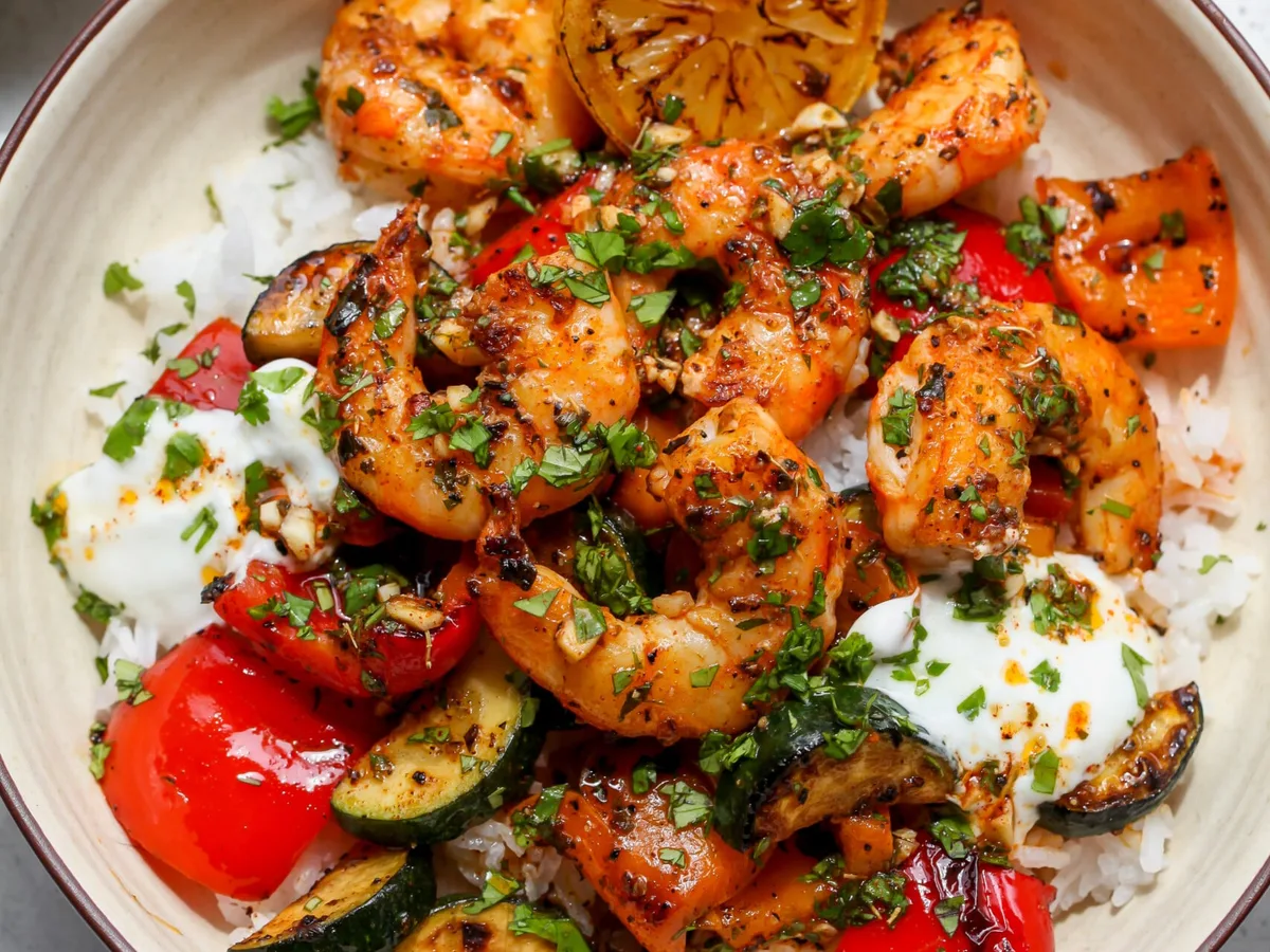 Greek Style Shrimp
