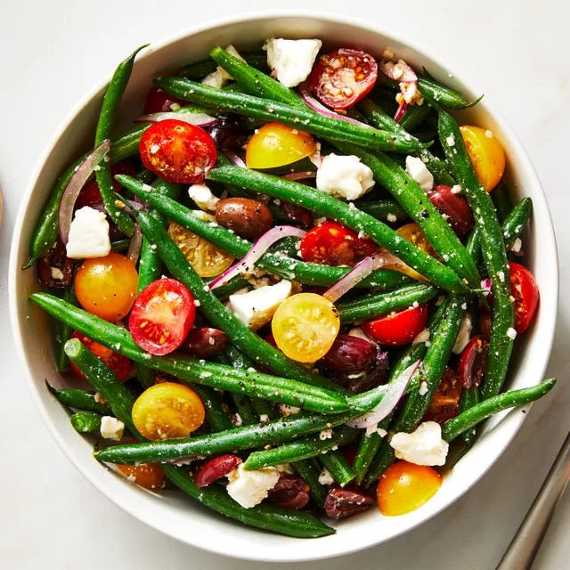 Green Bean, Tomato and Salami
