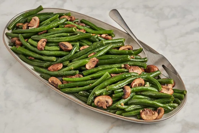 Green Beans With Wild Mushrooms