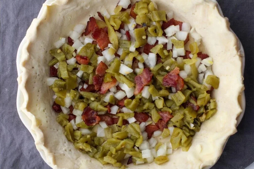 GREEN CHILE QUICHE