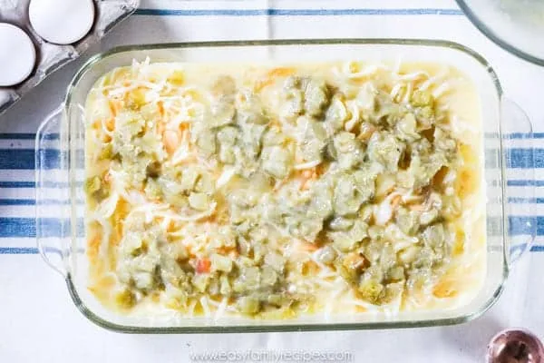 Green Chile Sole Casserole