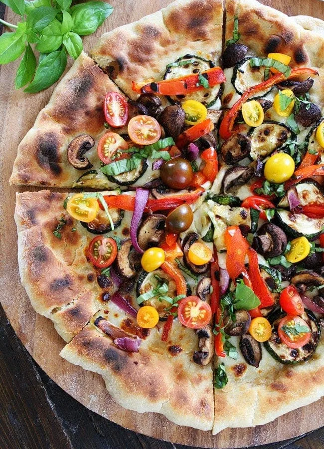 Griddle Vegetable Pizza