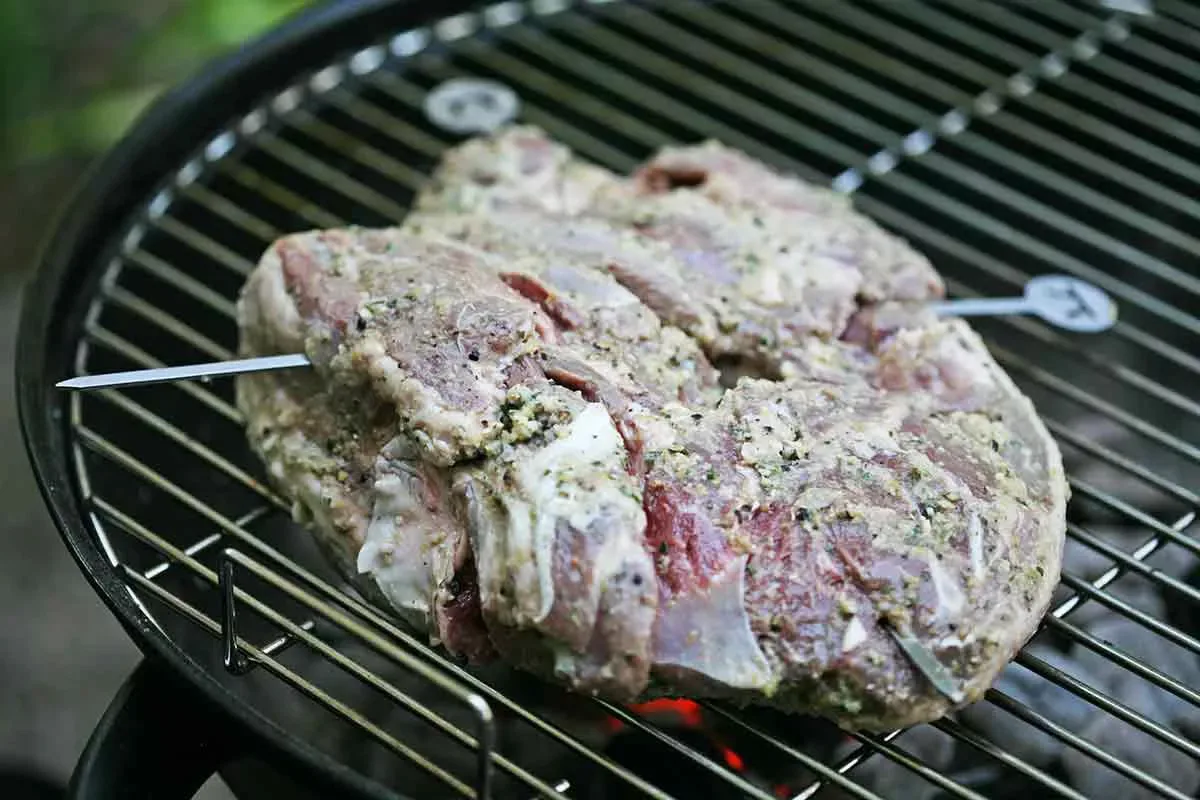 Grilled Butterflied Leg of Lamb