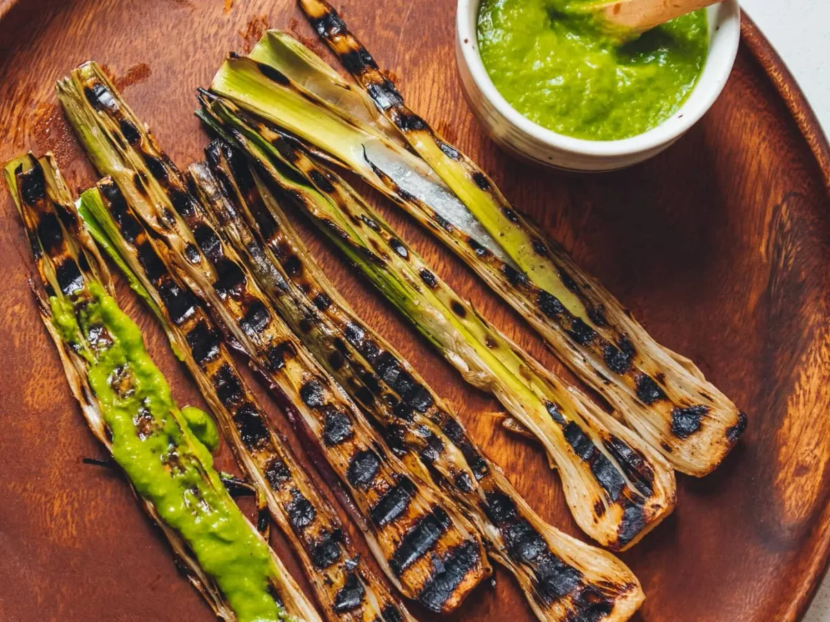 Grilled Green Onion Coulis