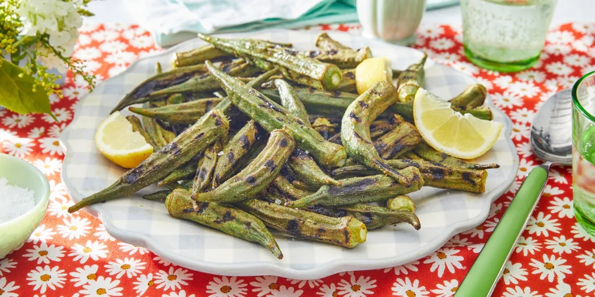 Grilled Okra