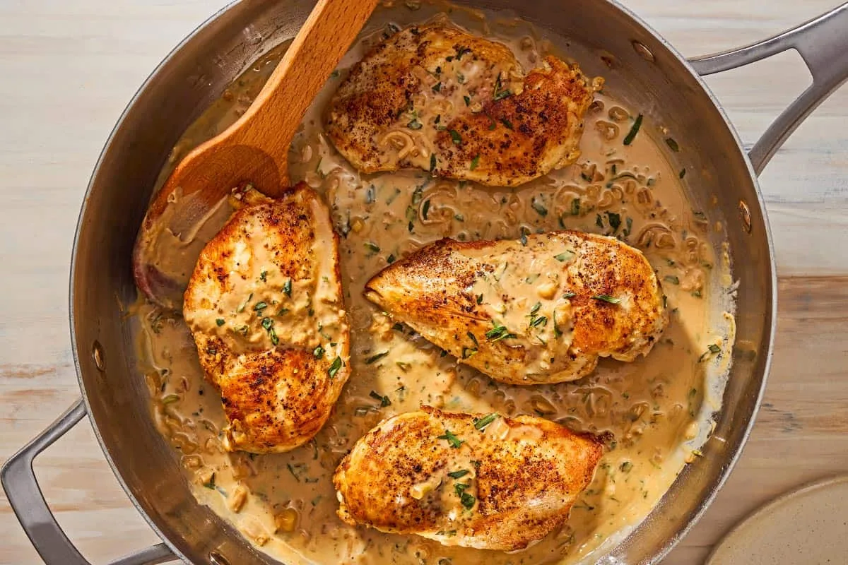 Grilled Tarragon Chicken with Mustard Sauce