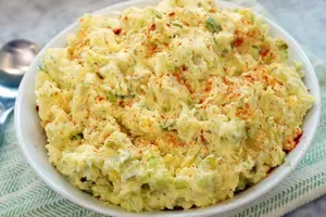 Grilled White-and-Sweet-Potato Salad