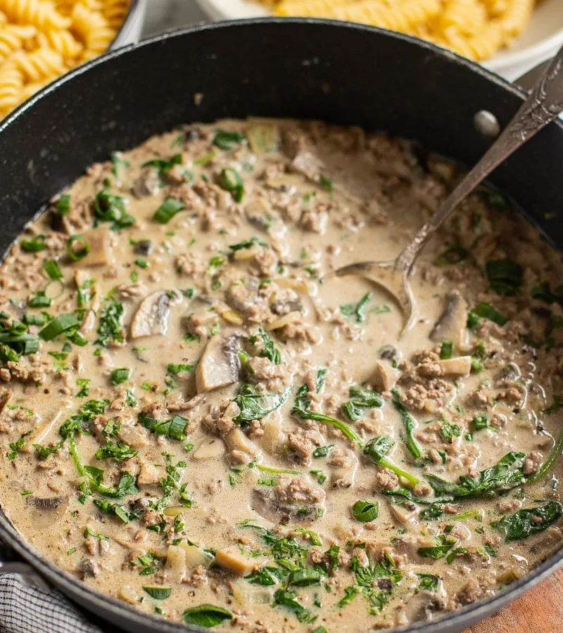 Ground Beef Stroganoff