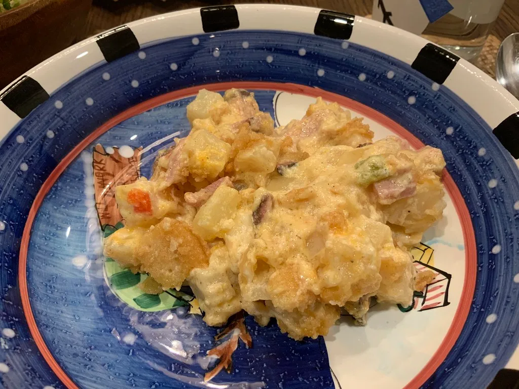 Ham 'N' Cheese Potato Bake