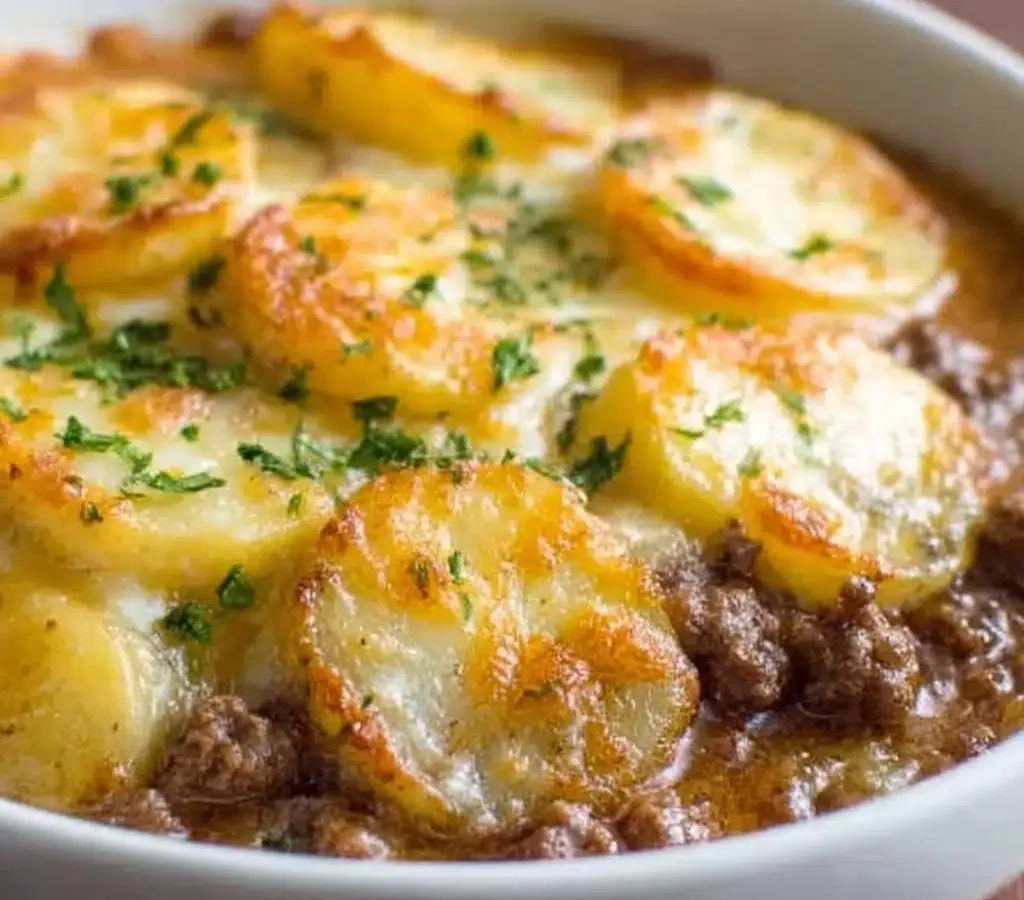 Hamburger Casserole in Crockpot