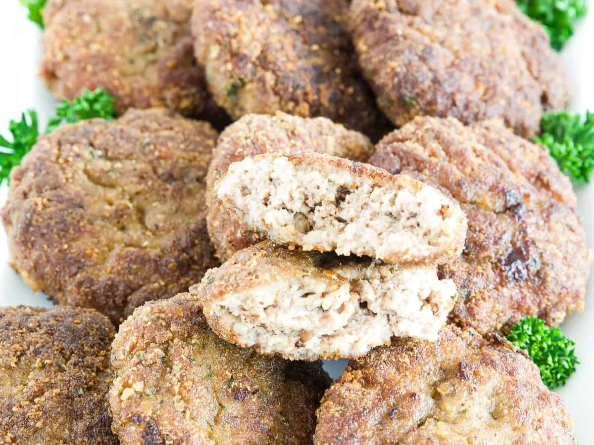 Hamburger Cutlets Parmesan