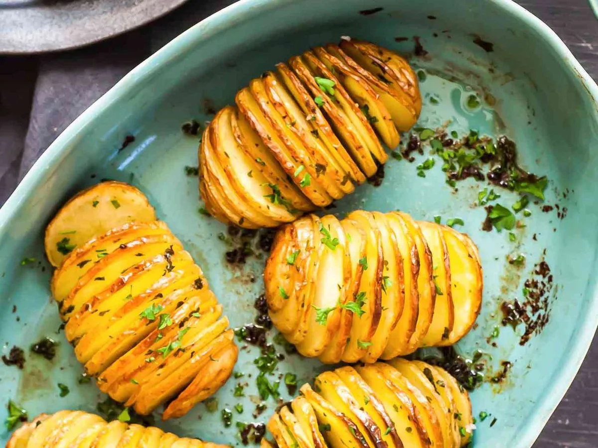 Hasselbackspotatis - Hasselback Potatoes