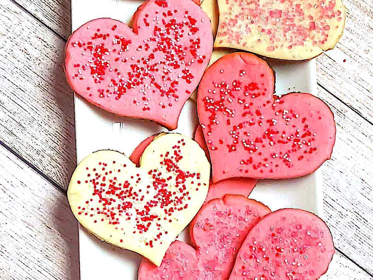 Heart Shaped Valentine Cookies