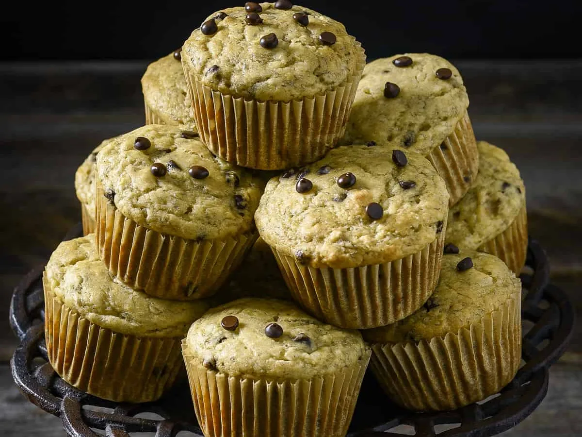 Heidi’s Banana Chocolate Chip Muffins