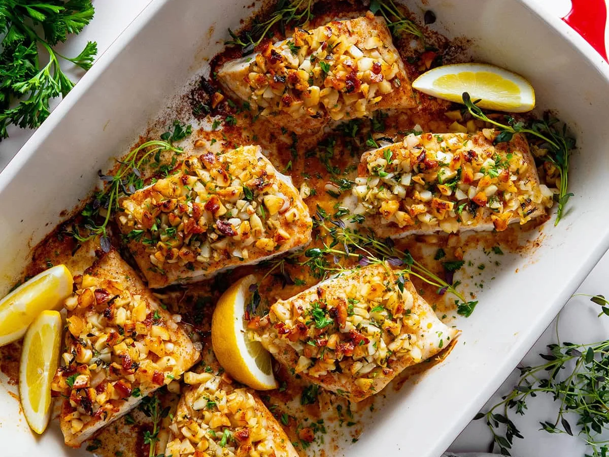 Herb Crusted Snapper With Fresh Ratatouille