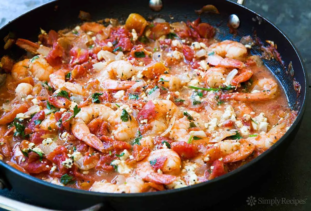 Herbed Shrimp and Feta Casserole