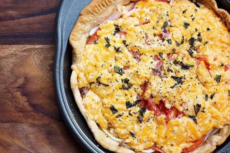 Herbs 'n Onion Pie
