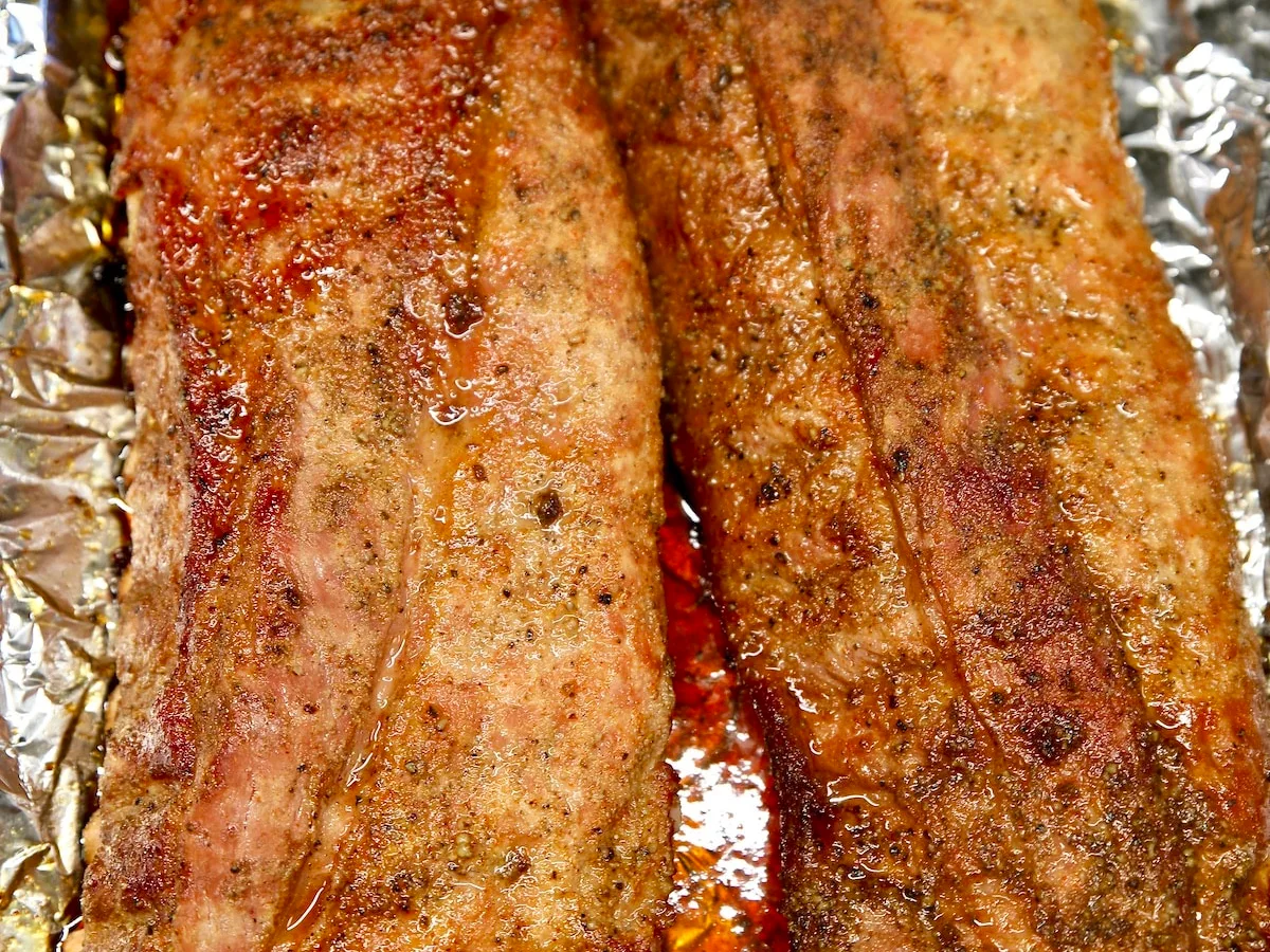 Honey Garlic Baked Ribs